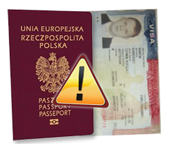 Paszport z wizą